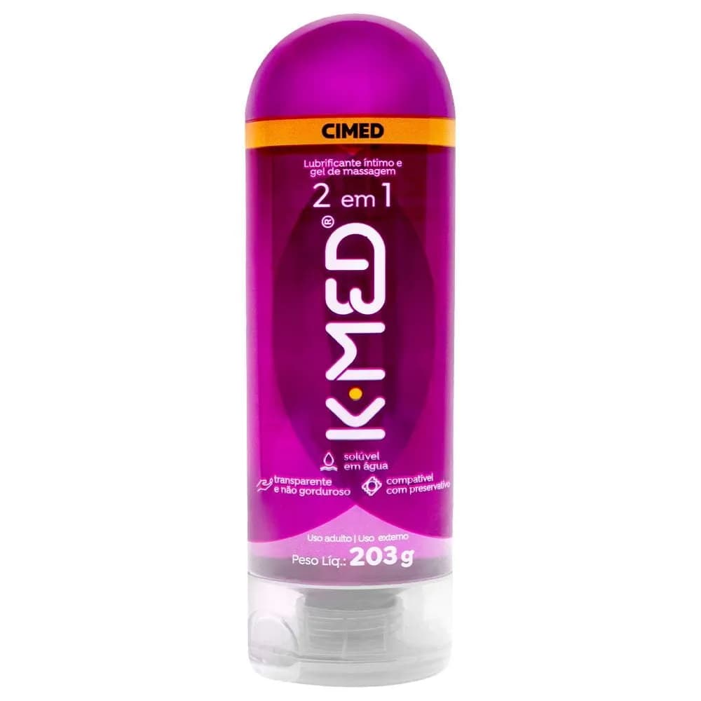 K-med 2 Em 1 Lubrificante íntimo 203g Cimed
