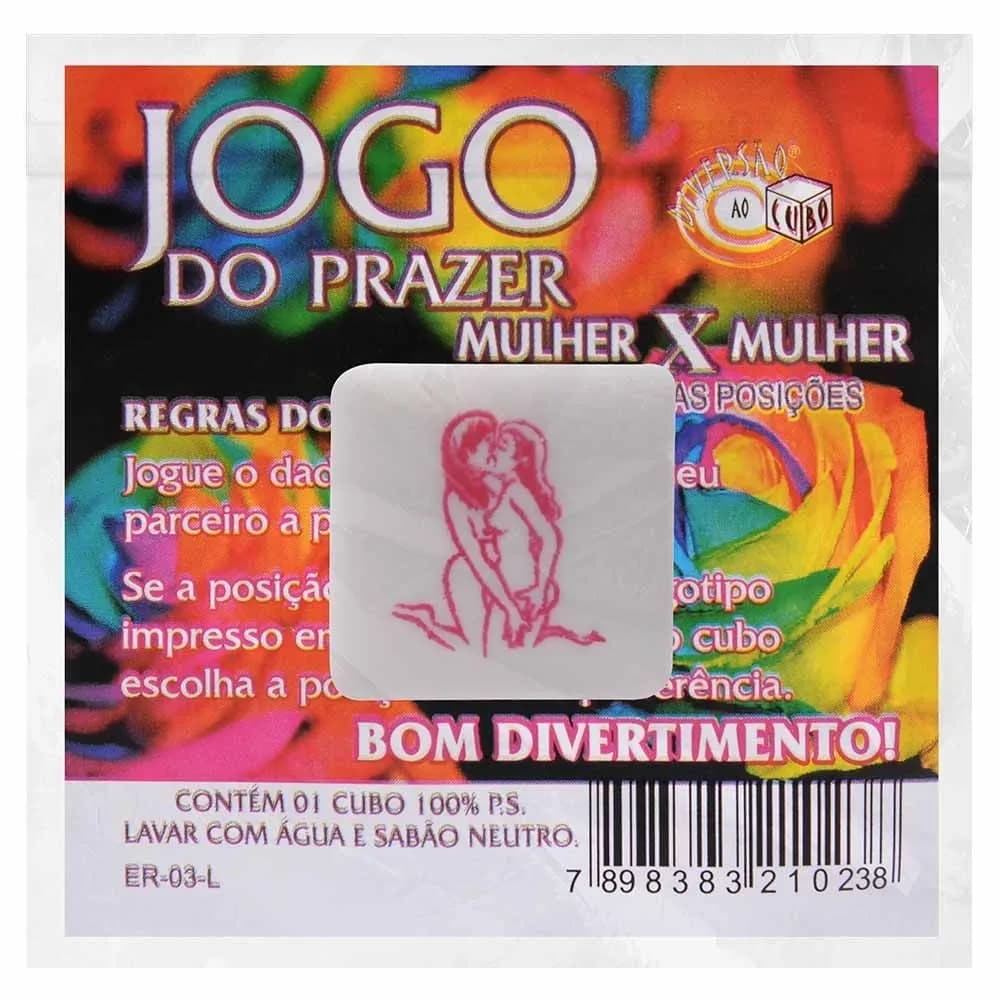 Dado Do Prazer Lesbian Simples Diversão Ao Cubo