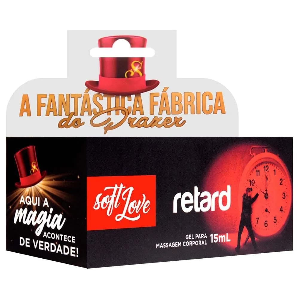 Retard Gel Masculino Desempenho 15ml Soft Love