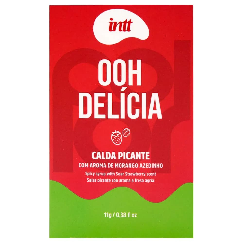 Ooh Delícia Calda Picante Morango Azedinho 11g Intt