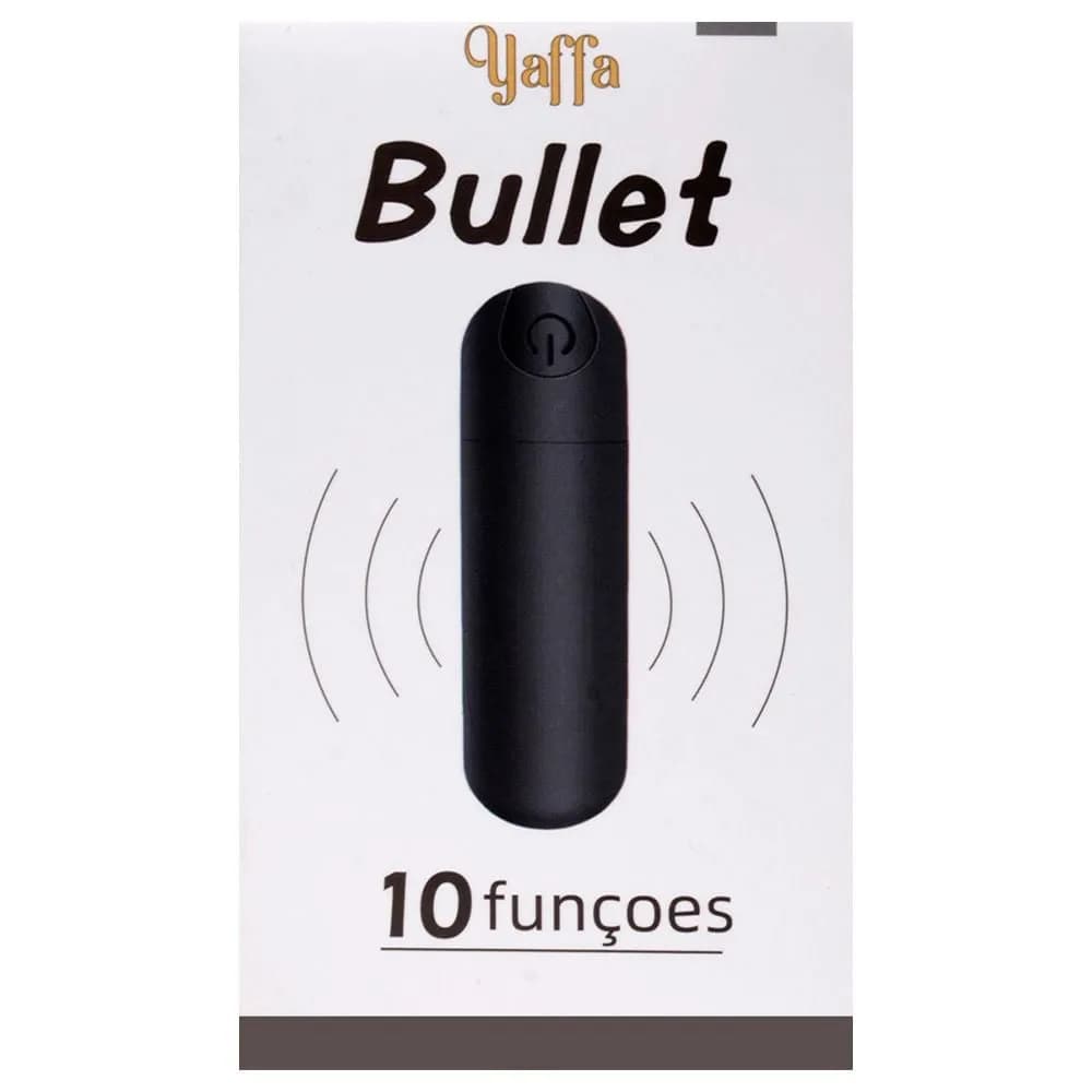 Estimulador Bullet Recarga Usb 10 Vibrações Yaffa