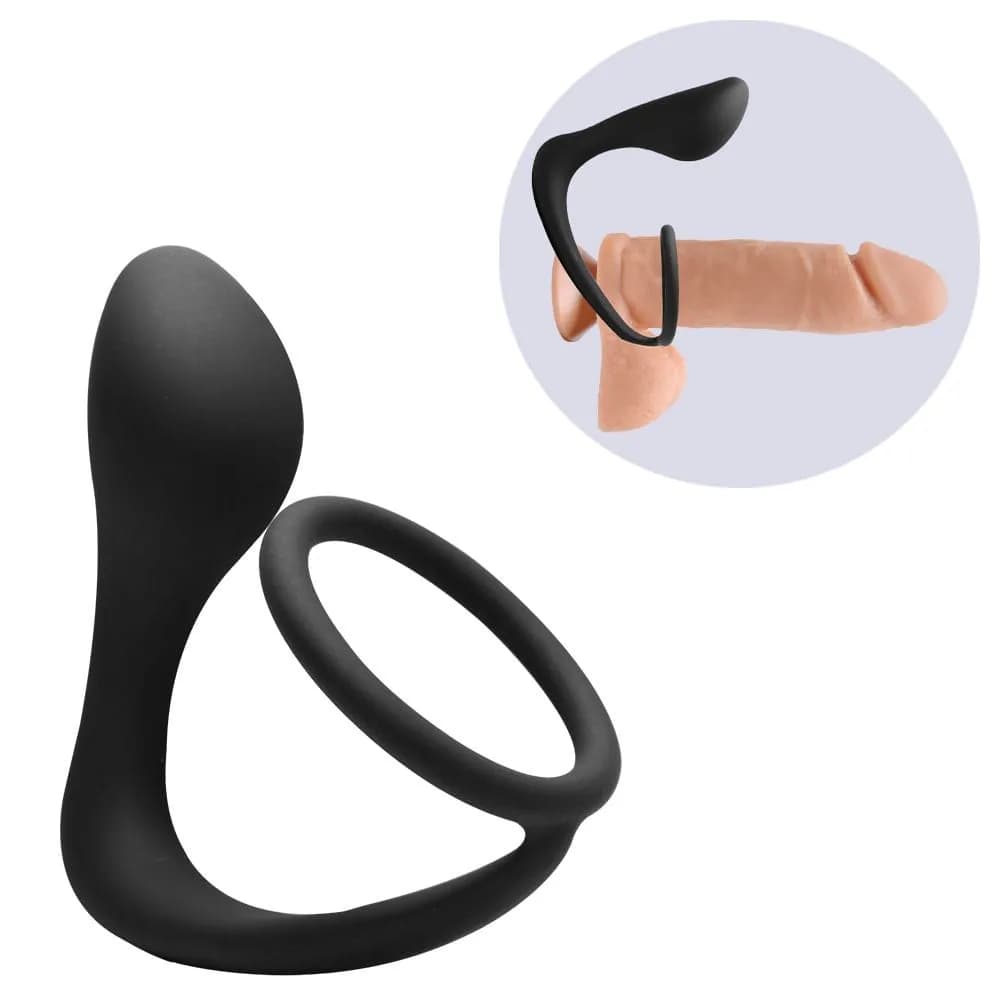 Anel Peniano Com Plug Anal Próstata Vipmix