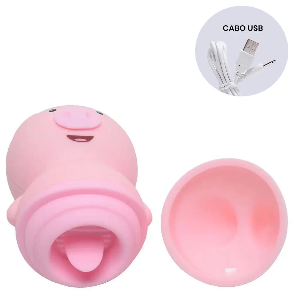 Estimulador Clitoriano Happy Pig 6 Vibrações