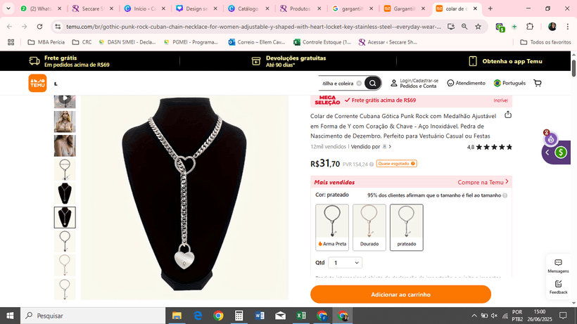 Coleira Choker